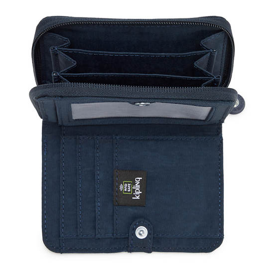 Portefeuilles Kipling Money Love Small Bleu | FR 1530WN